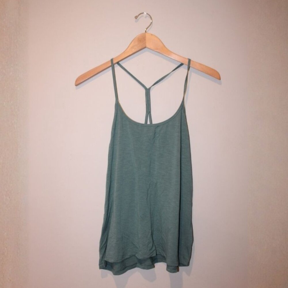 Aerie Green/Teal Spagetti Strap Tank Top